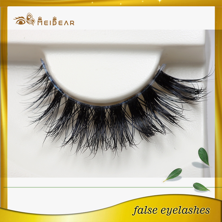  Prvate label dramatic thick  clear band mink eyelashes 